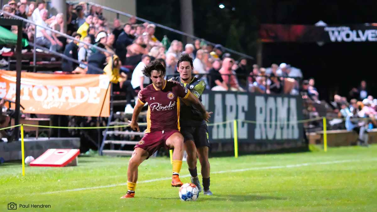 st catharines player on the ball