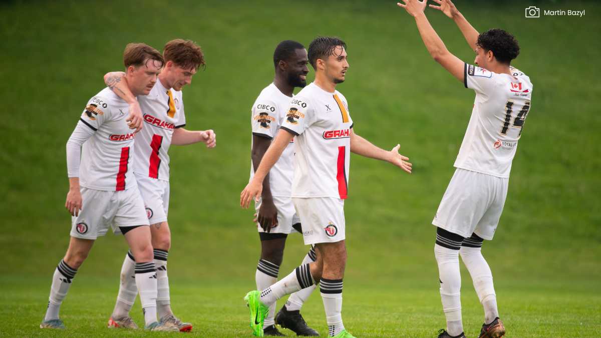 Guelph players celebrate